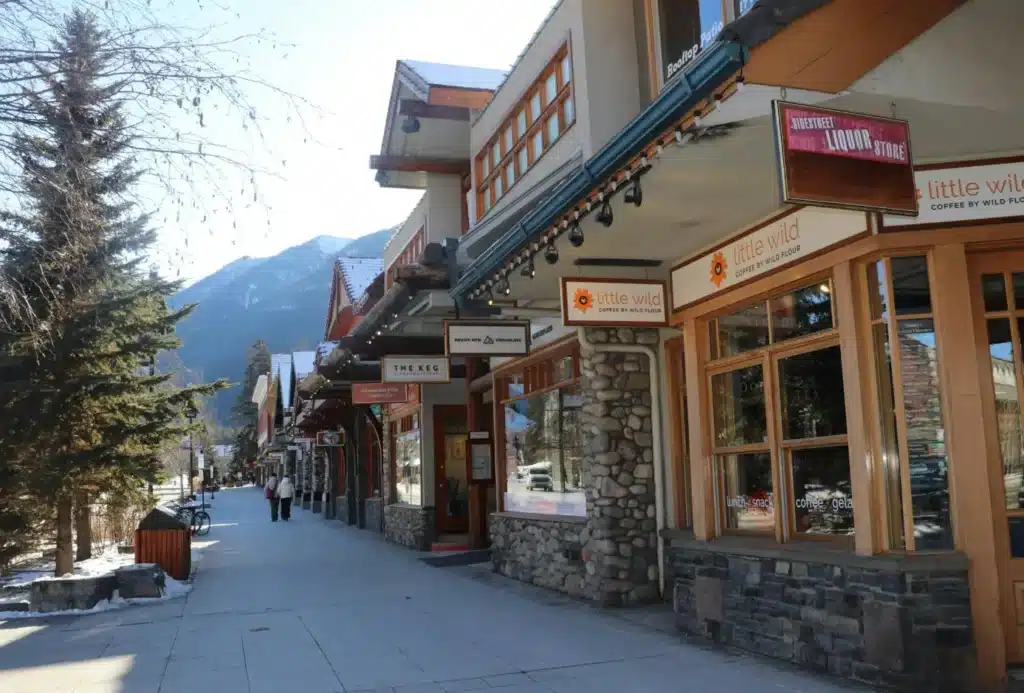 Banff Downtown Street