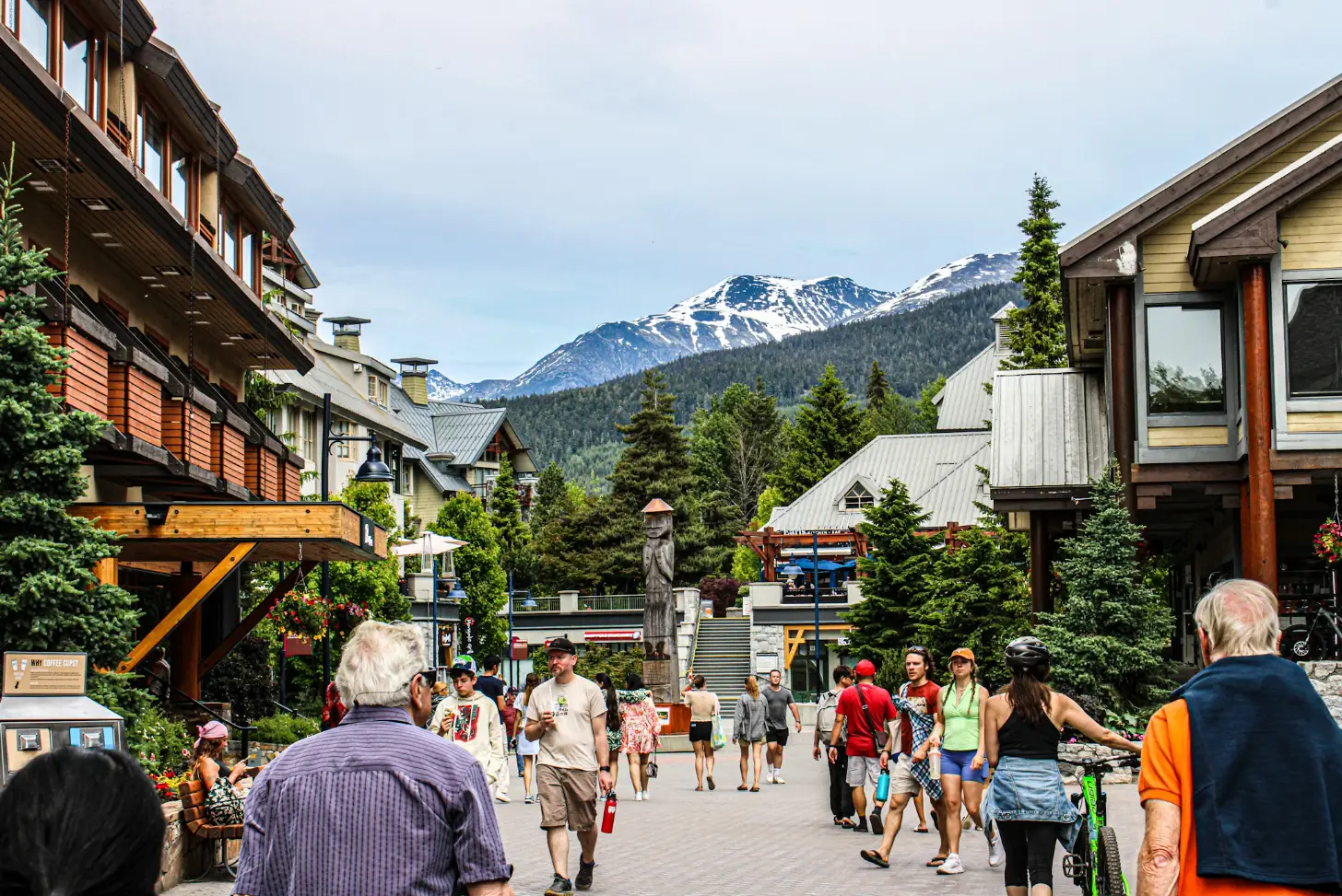 Banff Downtown people